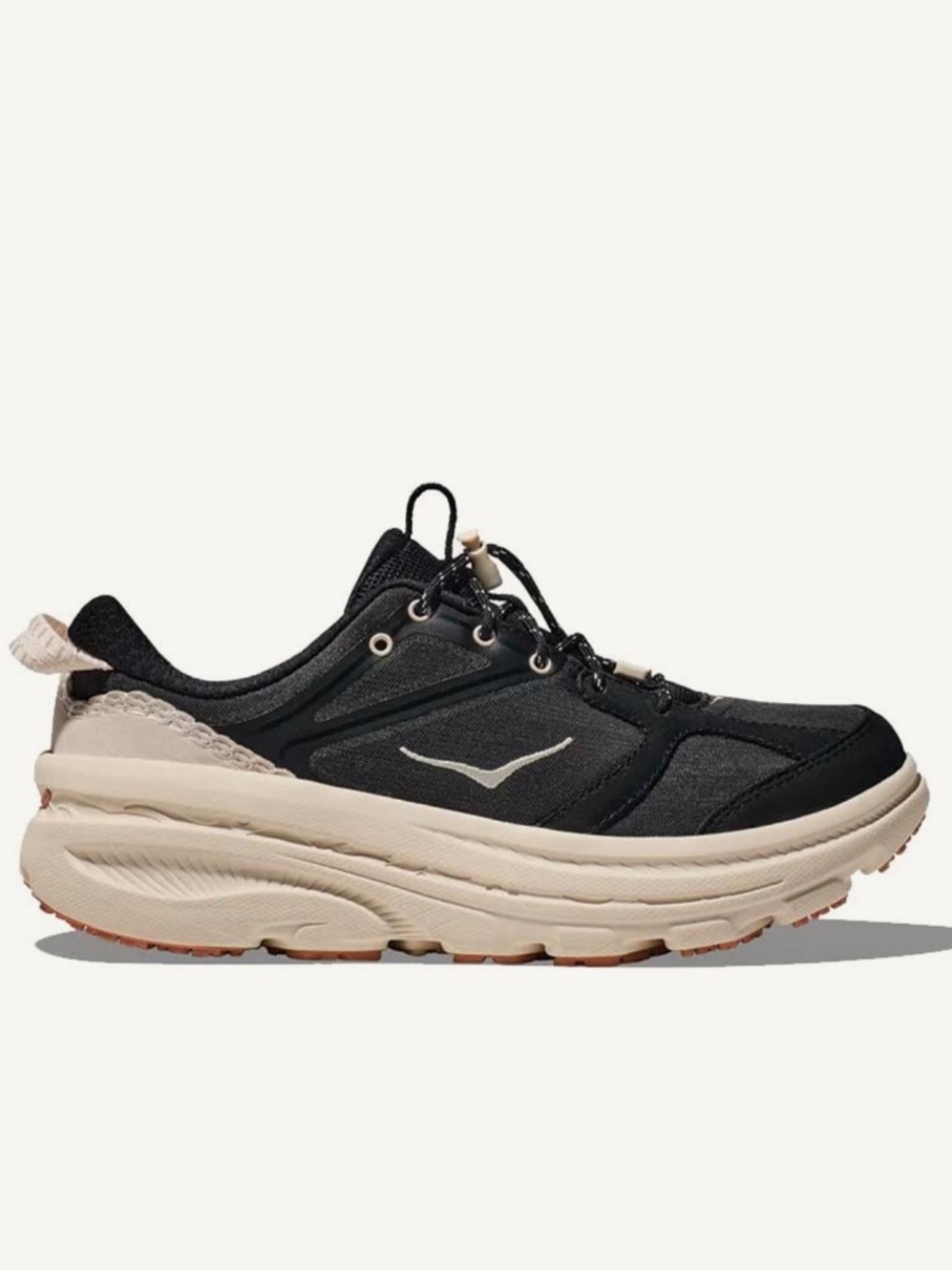 Hoka One Bondi B3LS U CUSHIONED Women's Size US 9.5 Walking Shoes Sneakers Black